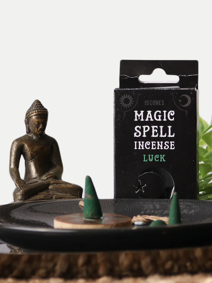 Magic Spell Incense Cones - Green Tea Luck | One Colour-Image 1