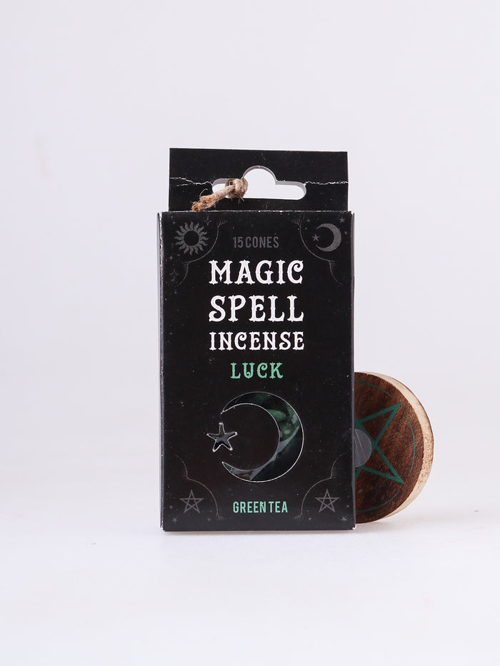Magic Spell Incense Cones - Green Tea Luck | One Colour-Image 2