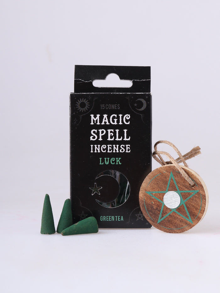 Magic Spell Incense Cones - Green Tea Luck | One Colour-Image 3