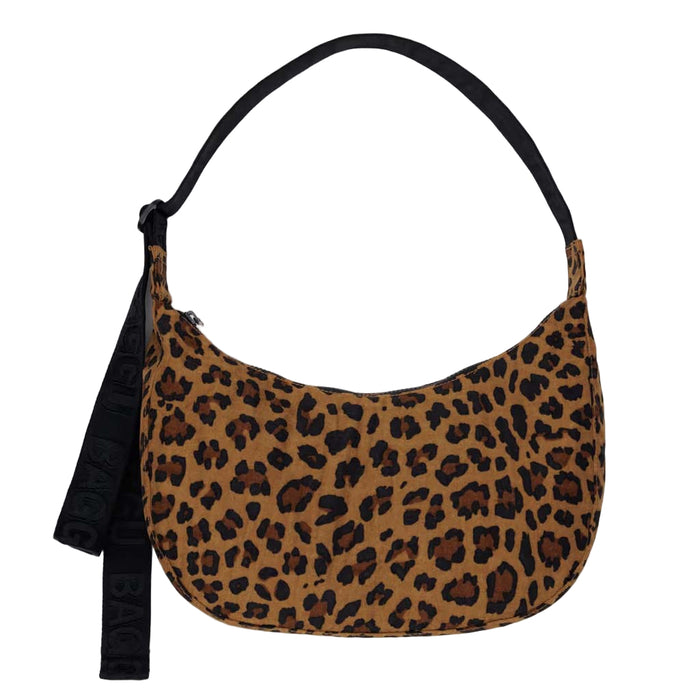 Medium Nylon Crescent Bag - City Bird