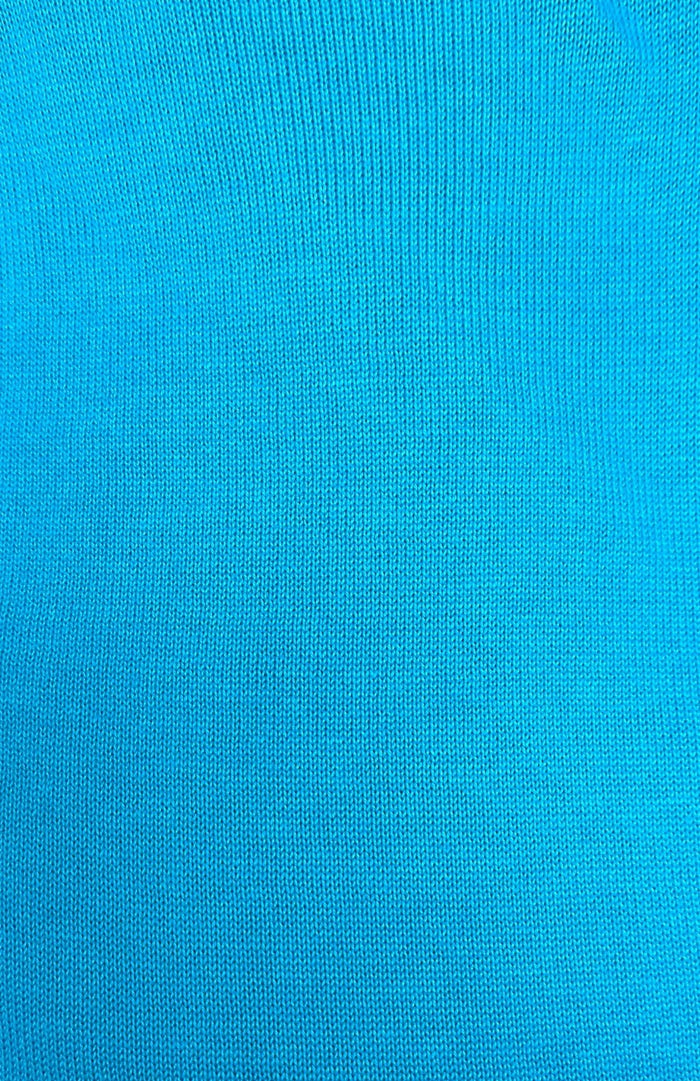 Arthur Black Men's Caribbean Blue Pullover Cotton Blend Turtleneck Sweater Shirt - The Suit Depot