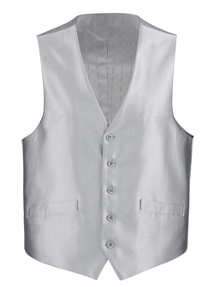 Men's Classic Fit Sharkskin Suit Vest