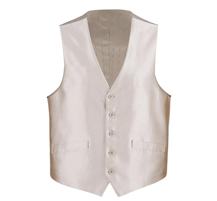 Men's Classic Fit Sharkskin Suit Vest