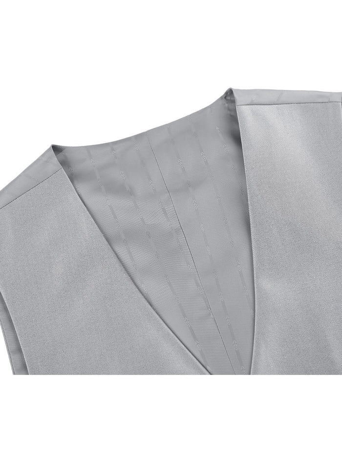 Men's Classic Fit Sharkskin Suit Vest