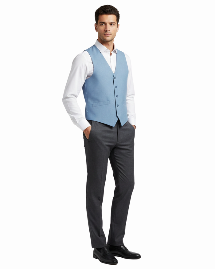 Men's Classic Fit Suit Separate Vest - The Suit Depot