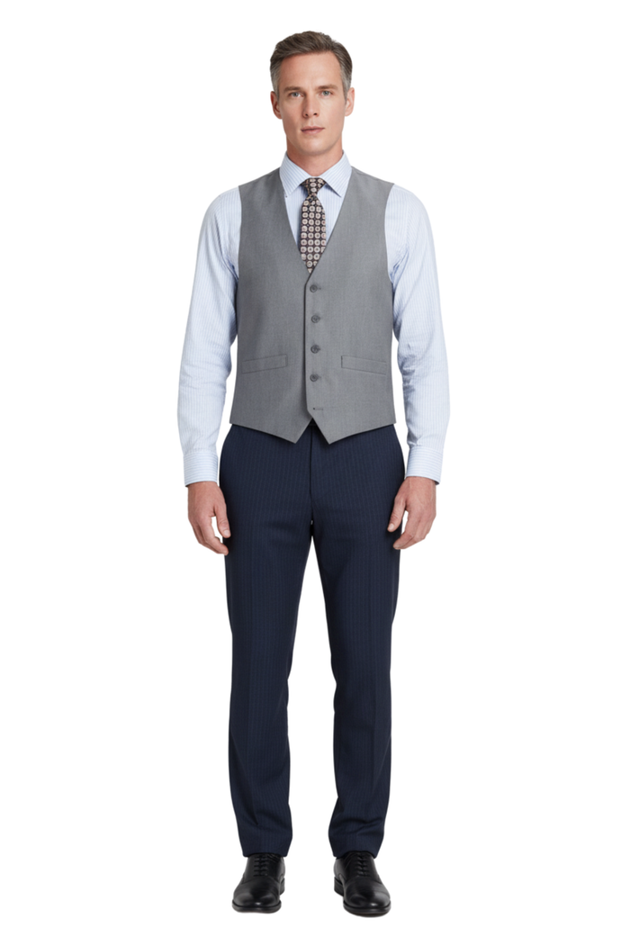 Men's Classic Fit Suit Separate Vest - The Suit Depot
