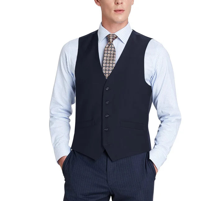 Men's Classic Fit Suit Separate Wool Vest - The Suit Depot