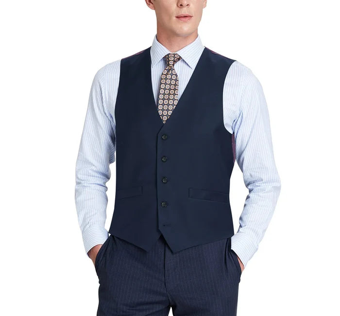 Men's Classic Fit Suit Separate Wool Vest - The Suit Depot