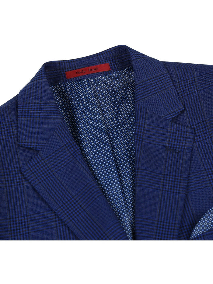 Men's Classic Fit Windowpane Blazer