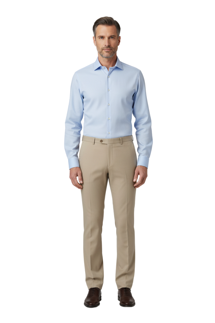 Men's Slim Fit Flat Front Suit Separate Pants - The Suit Depot