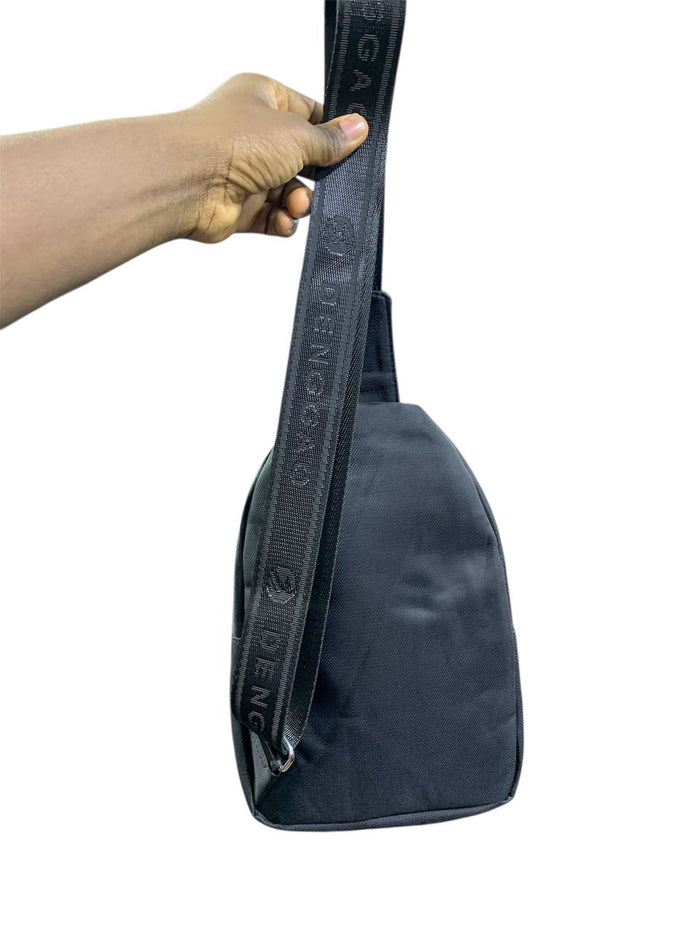 Men's Sling Chest Bag – Black (Dengbao)