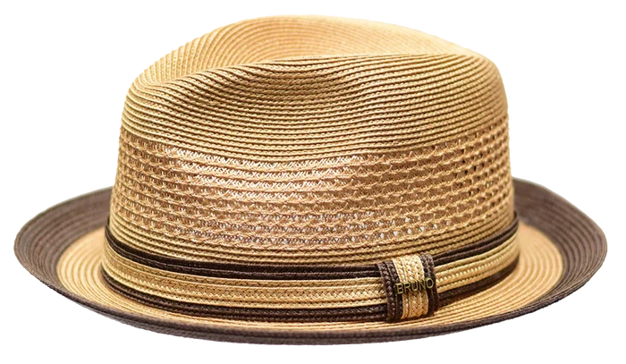 Mens The Retro Tan/Brown Straw Hat