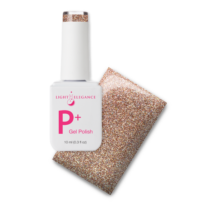 Mercury Meltdown ~ P+ Glitter Gel Polish | Light Elegance