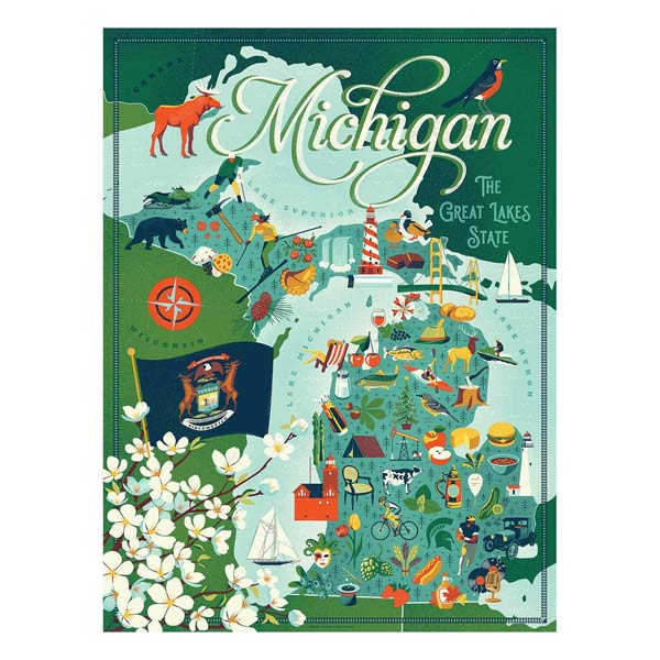 Michigan Puzzle - City Bird