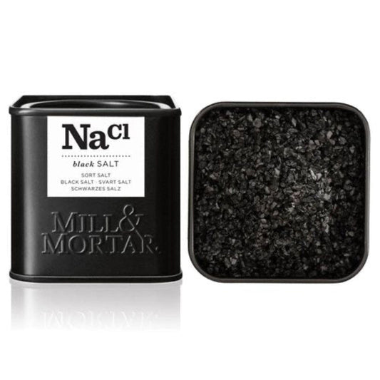 Mill & Mortar Sort flagesalt - 70 g.