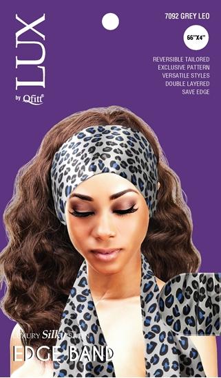 M&M Qfitt  LUX - Luxury Silky Satin Edge Band # 7092 Leo - 6/packs - Palms Fashion Inc.