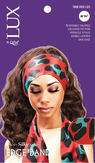 M&M Qfitt  LUX - Luxury Silky Satin Edge Band # 7092 Leo - 6/packs - Palms Fashion Inc.