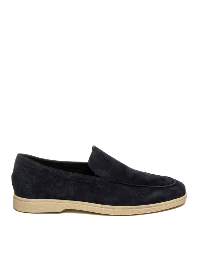 FRAU Mocassino camoscio blu 32B0 DAINO-BLU