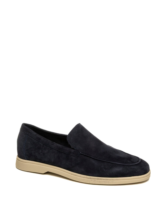 FRAU Mocassino camoscio blu 32B0 DAINO-BLU