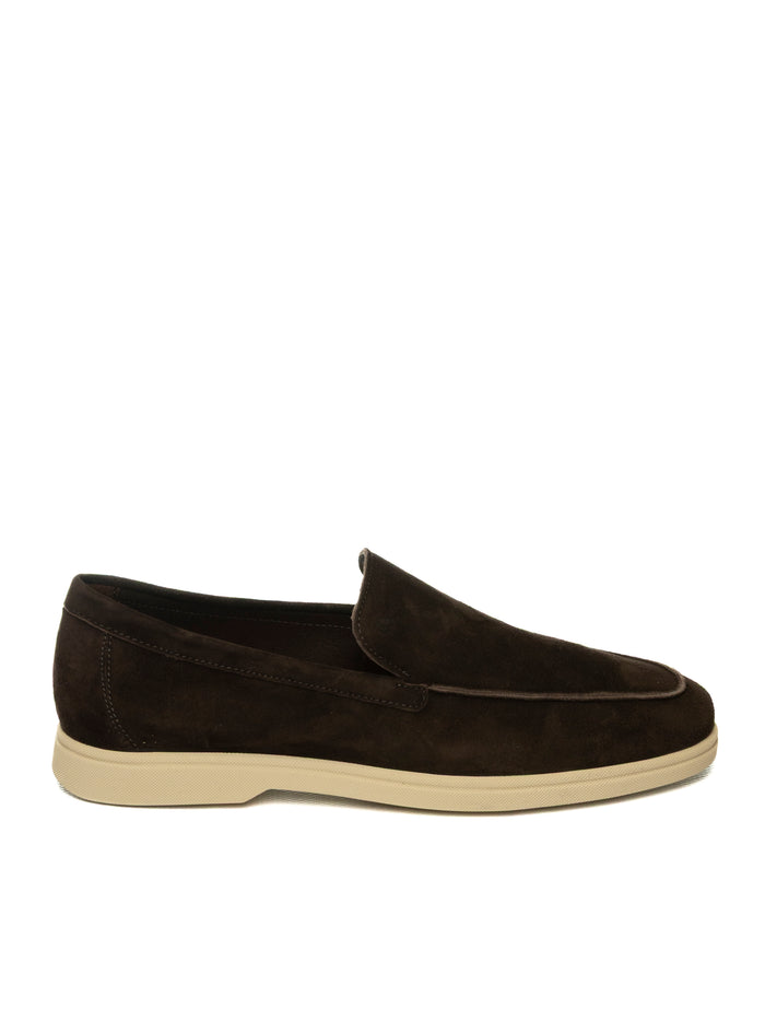 FRAU Mocassino camoscio moro 32B0 DAINO-CACAO