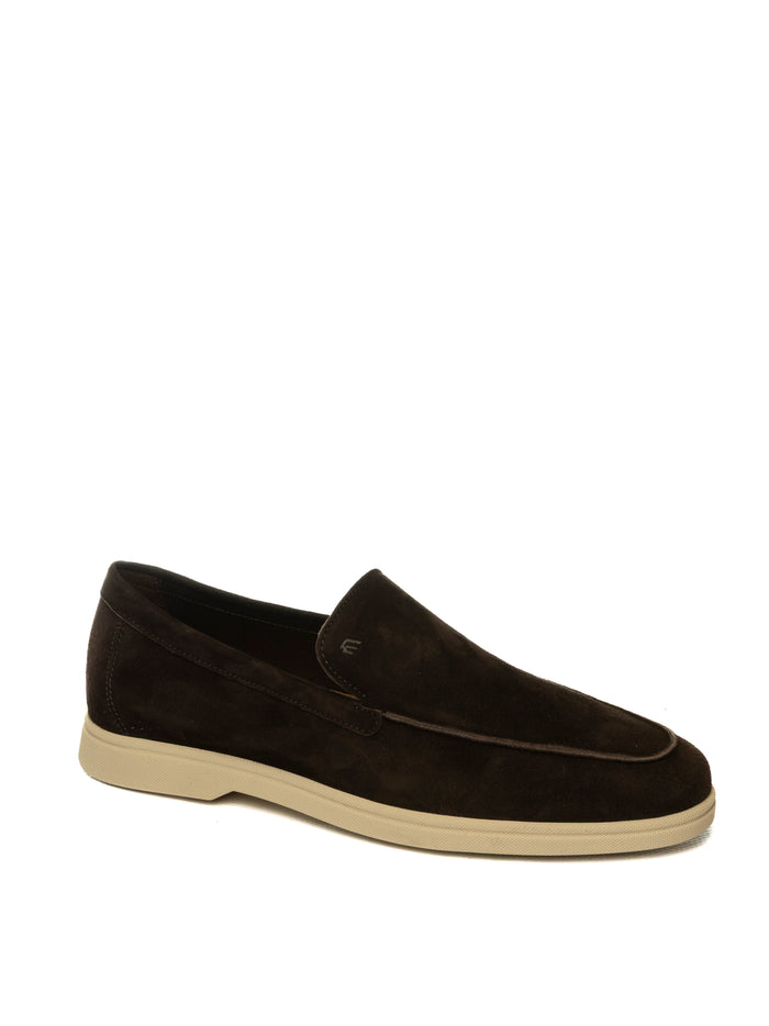 FRAU Mocassino camoscio moro 32B0 DAINO-CACAO