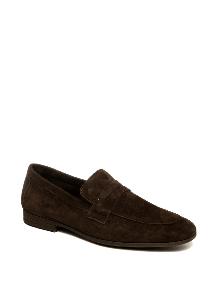FRAU Mocassino camoscio moro 34B5 DAINO-CACAO
