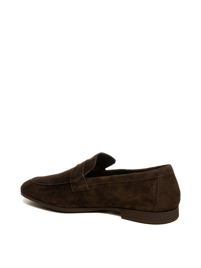 FRAU Mocassino camoscio moro 34B5 DAINO-CACAO
