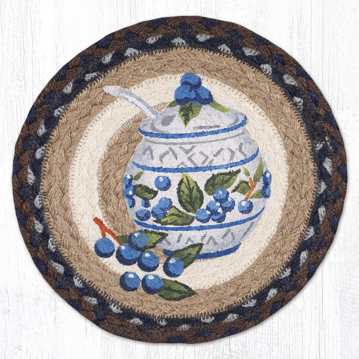 MSPR-312 Jam Jar Blueberry 10" Trivet