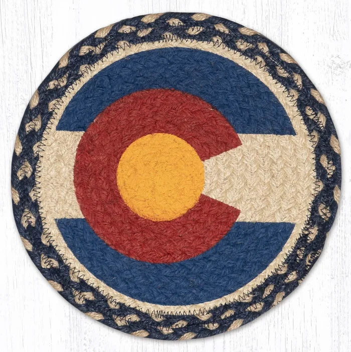 MSPR-881 Colorado Flag 10" Trivet