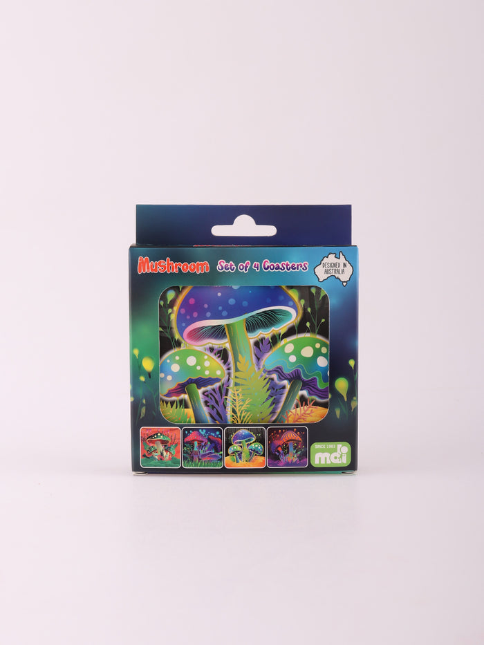 Mushroom Coasters Set | One Colour-Image 2