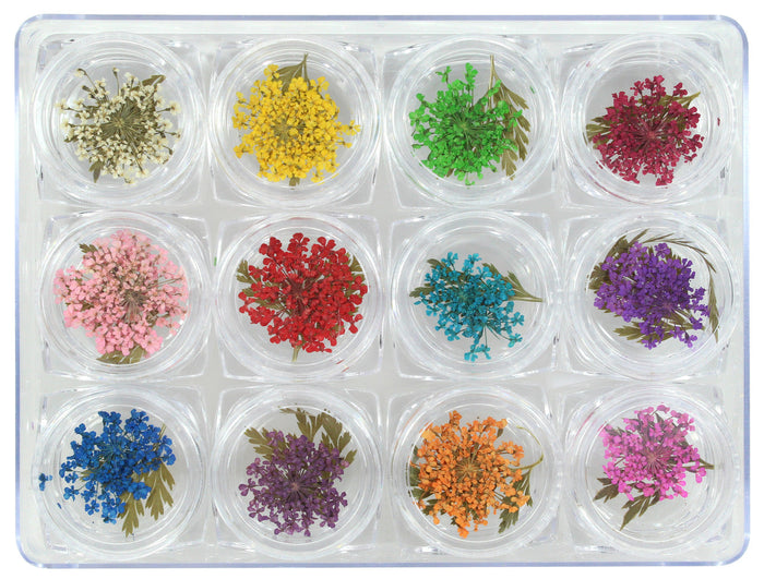 Nail Art Dry Flowers