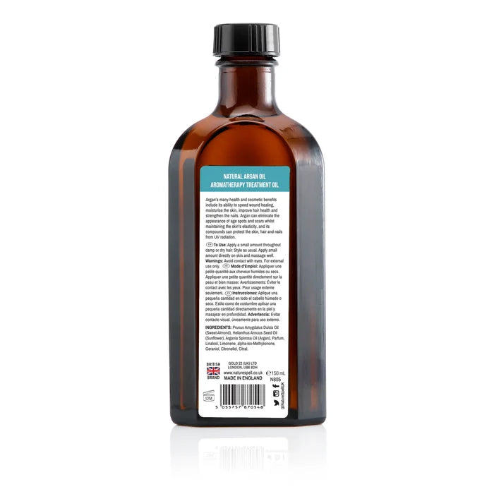 Natural Argan Oil – Aromatherapy Treatment Oil (150ml)