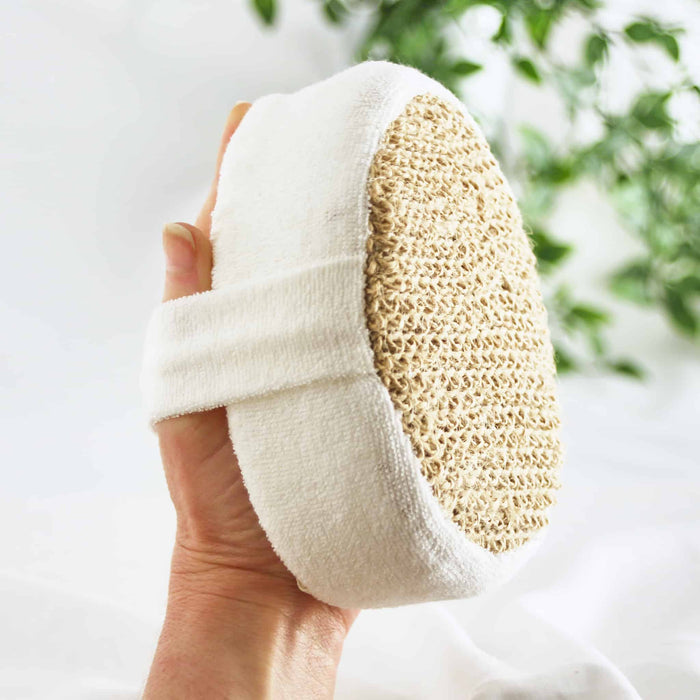 Natural Ramie Bath Scrubberhand held