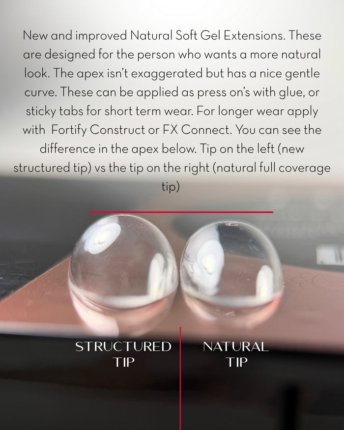Natural Soft Gel Extensions | Fuzion FX Connect