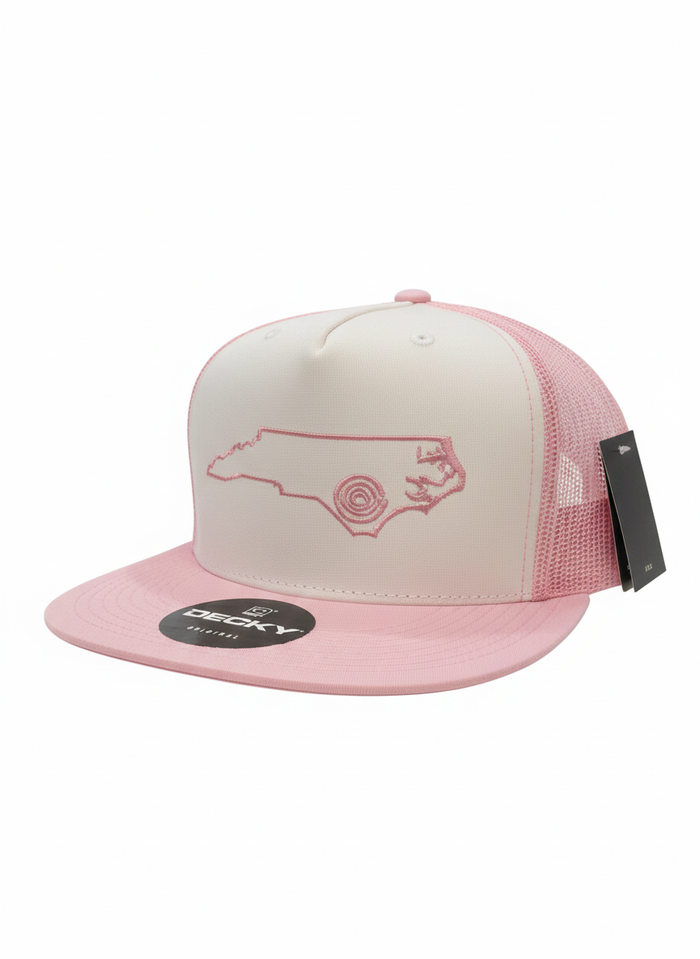 NC Flat Bill Trucker Hat 1040 1052