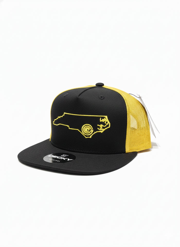 NC Flat Bill Trucker Hat 1040 1052