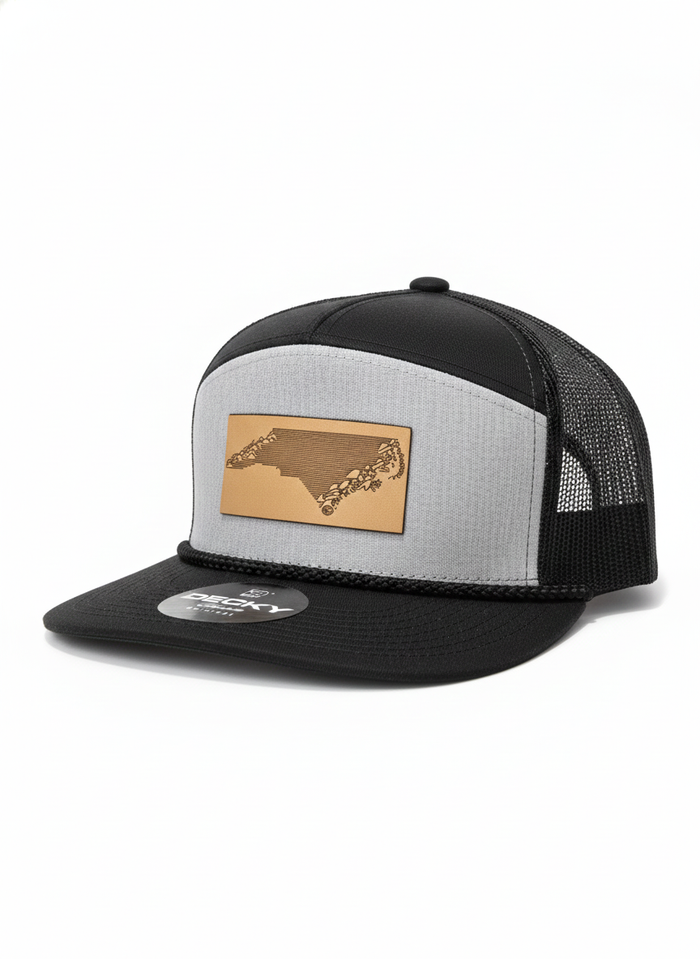 NC Wave2Mountain Flat Bill Trucker 1133 & 1098