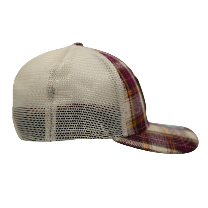 New Era 9FORTY Buffalo Bills Rustic Red, Green, & Yellow Plaid M-Crown Snapback