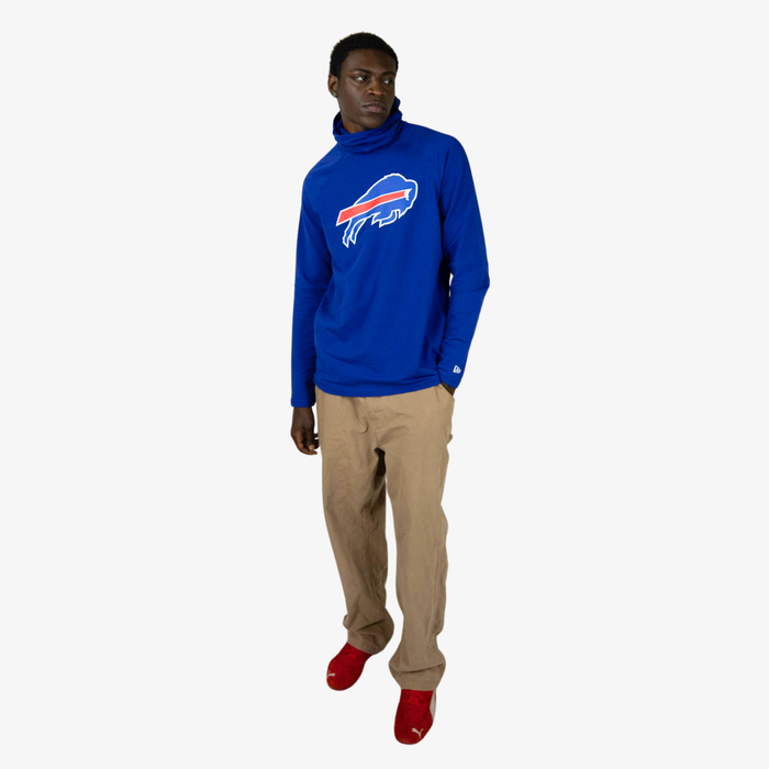 New Era Bills 2026 Sideline Primary Logo Royal Balaclava Hoodie