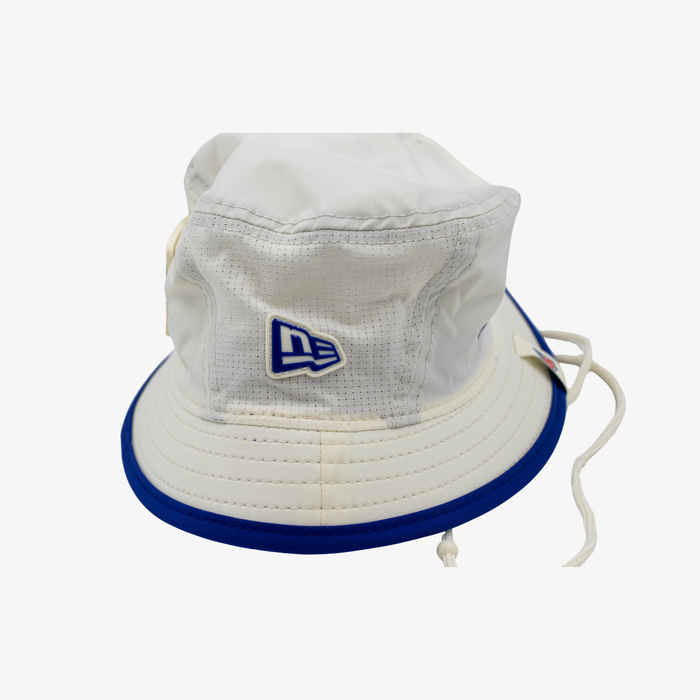 New Era Bills 2026 Toddler/Child White with Blue Brim Bucket Hat