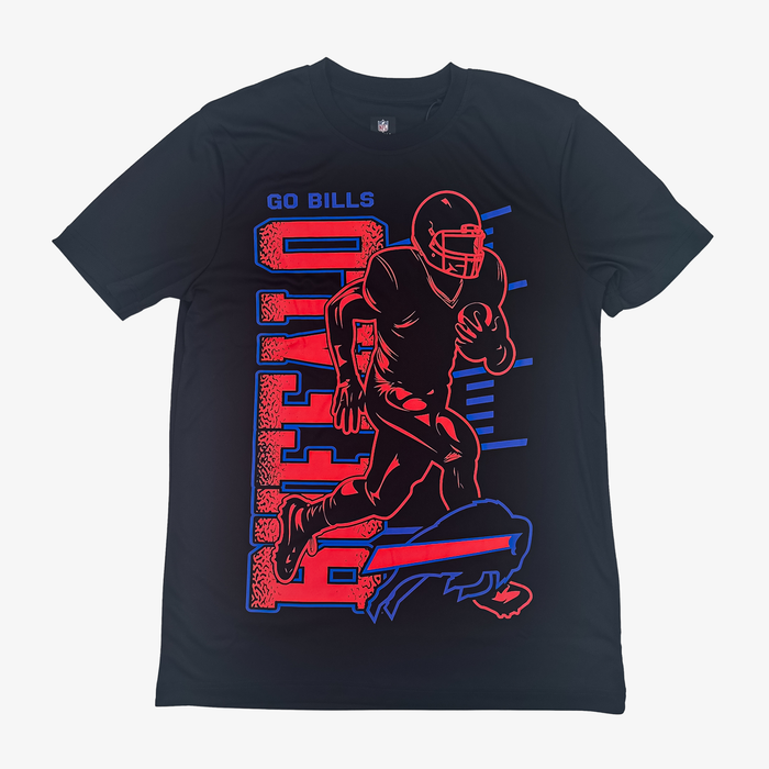 New Era Bills 2026 Training Camp Red Player Black Dry Fit T-Shirt