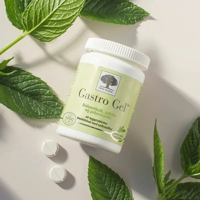 New Nordic - Gastro Gel - (Mindsker luftdannelse) - 60 tyggetabeletter