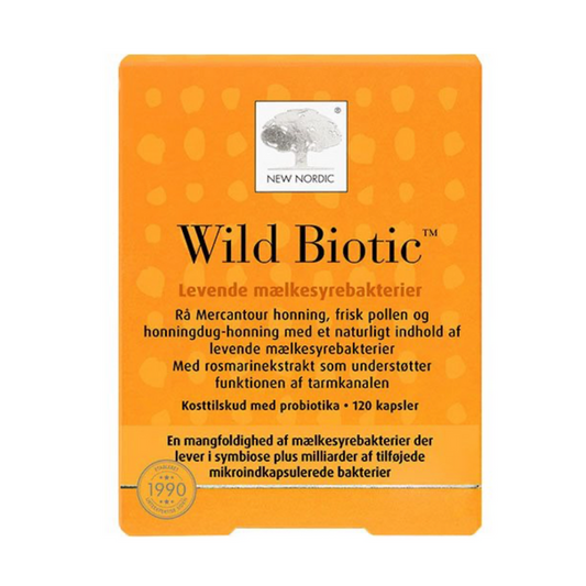 New Nordic - Wild Biotic  (Levende mælkesyrebakterier) - 120 kapsler (KORT DATO)