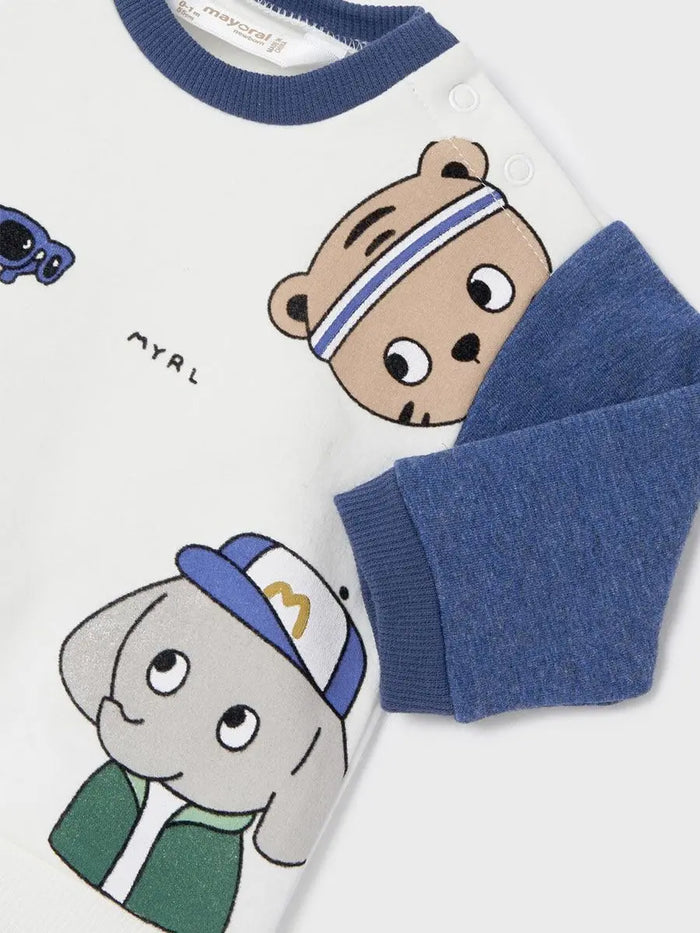 Newborn 4-Piece Animal Friends Set Green | Mayoral | Mayoral | Jenni Kidz