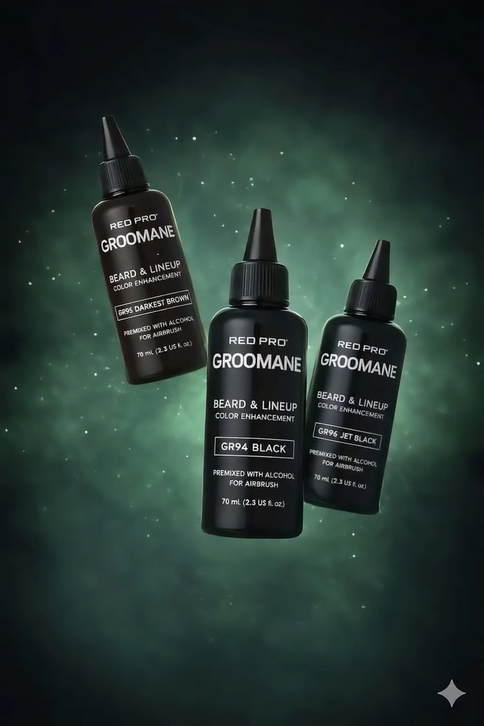 NoClogg™ Groomane AirBrush Pro Hair Dye – Semi-Permanent Airbrush Color for Hairline Enhancements & Gray Coverage