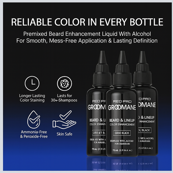 NoClogg™ Groomane AirBrush Pro Hair Dye – Semi-Permanent Airbrush Color for Hairline Enhancements & Gray Coverage