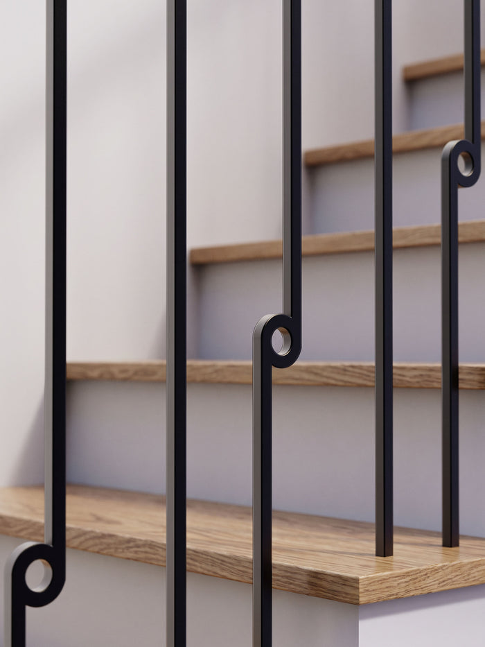 Noto Iron Baluster - 1/2" Square - Half Note