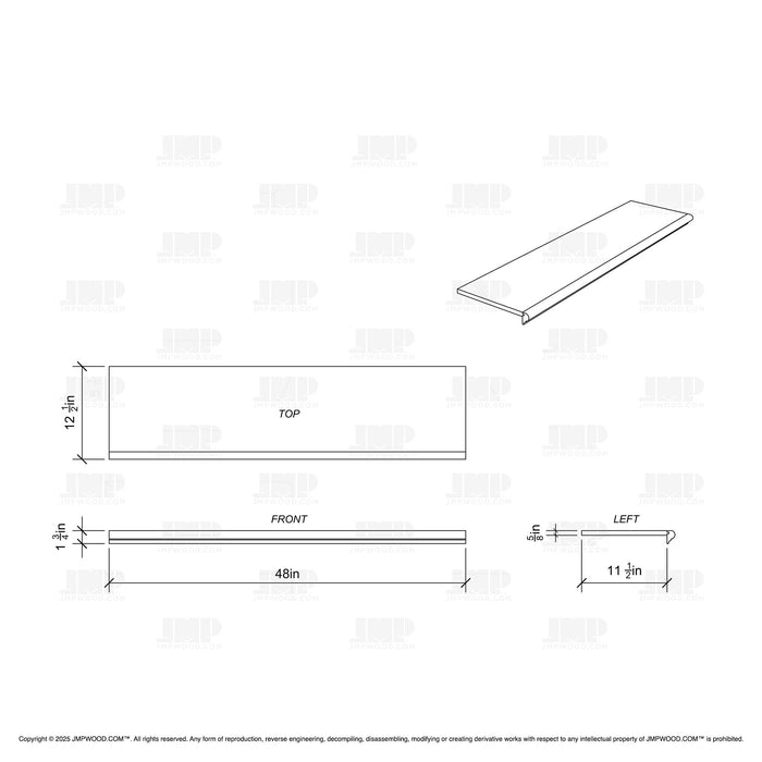 Nova Tread 8870RD - Rounded Nosing