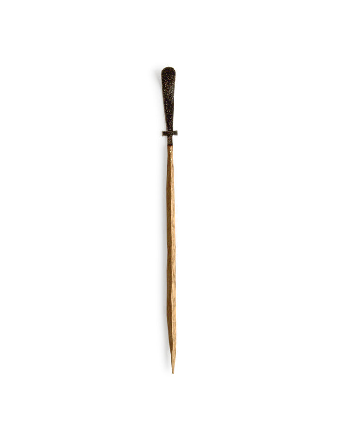 Oak Sprout Chashaku Tea Ladle - Cross