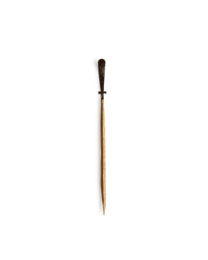 Oak Sprout Chashaku Tea Ladle - Cross